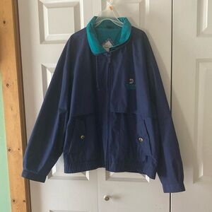 Gear for sports men’s jacket large 90’s navy blue logo